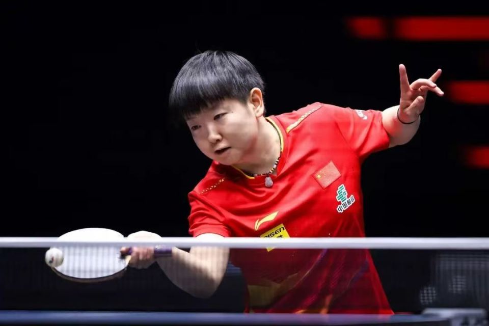 孙颖莎在半 孙颖莎在半